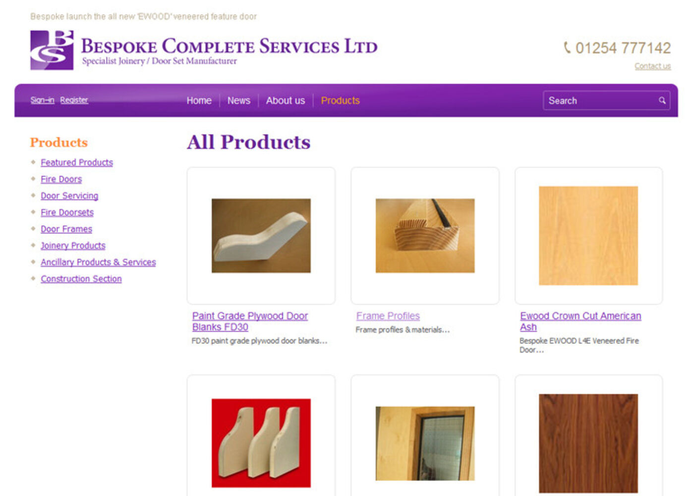 Bespoke Complete Services Ltd Products
