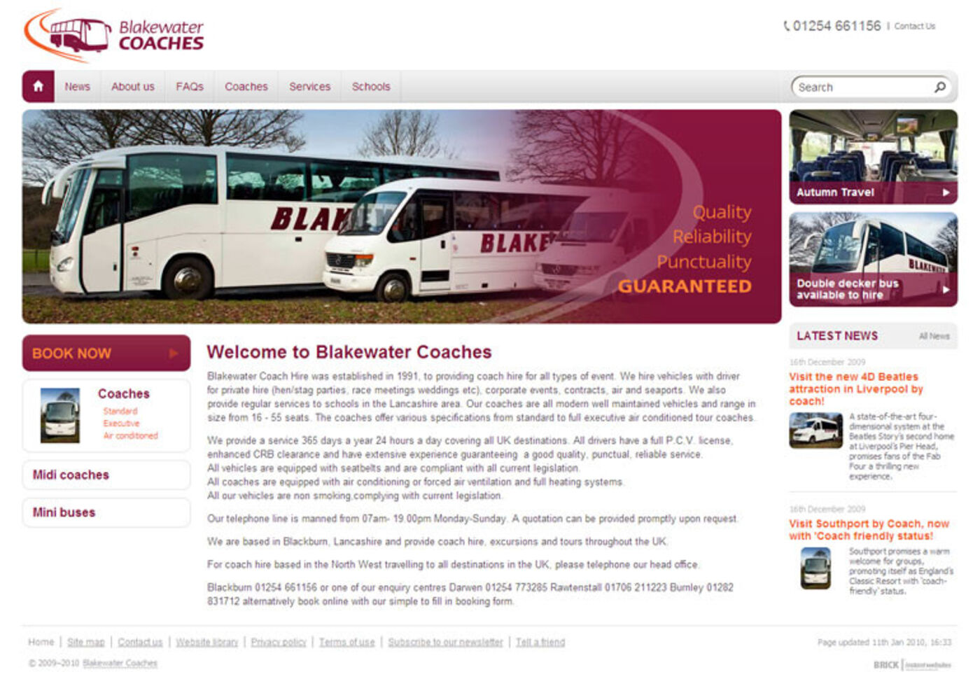 Blakewater Coaches Home