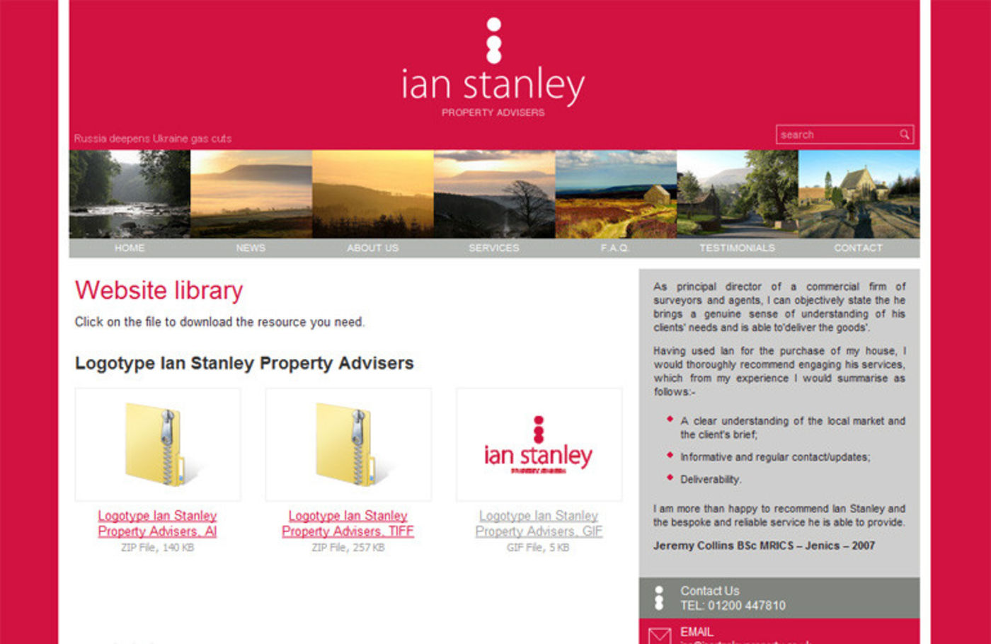 Ian Stanley Property Advisers Website library