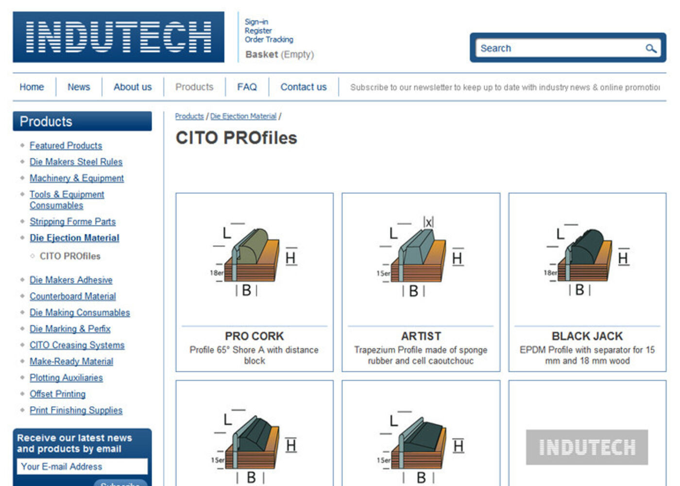 Indutech Products - Indutech