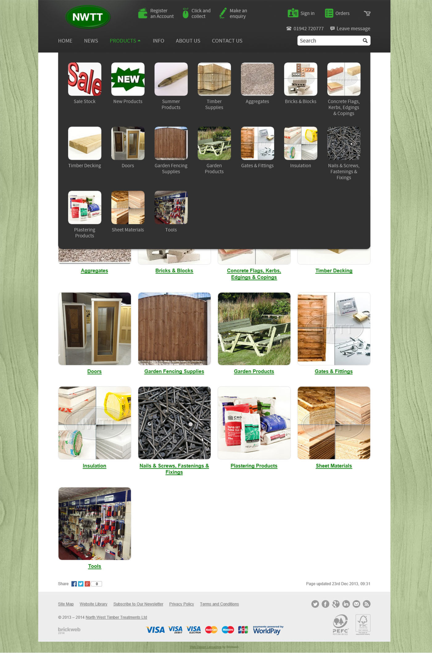 NWTT (2014) Products page