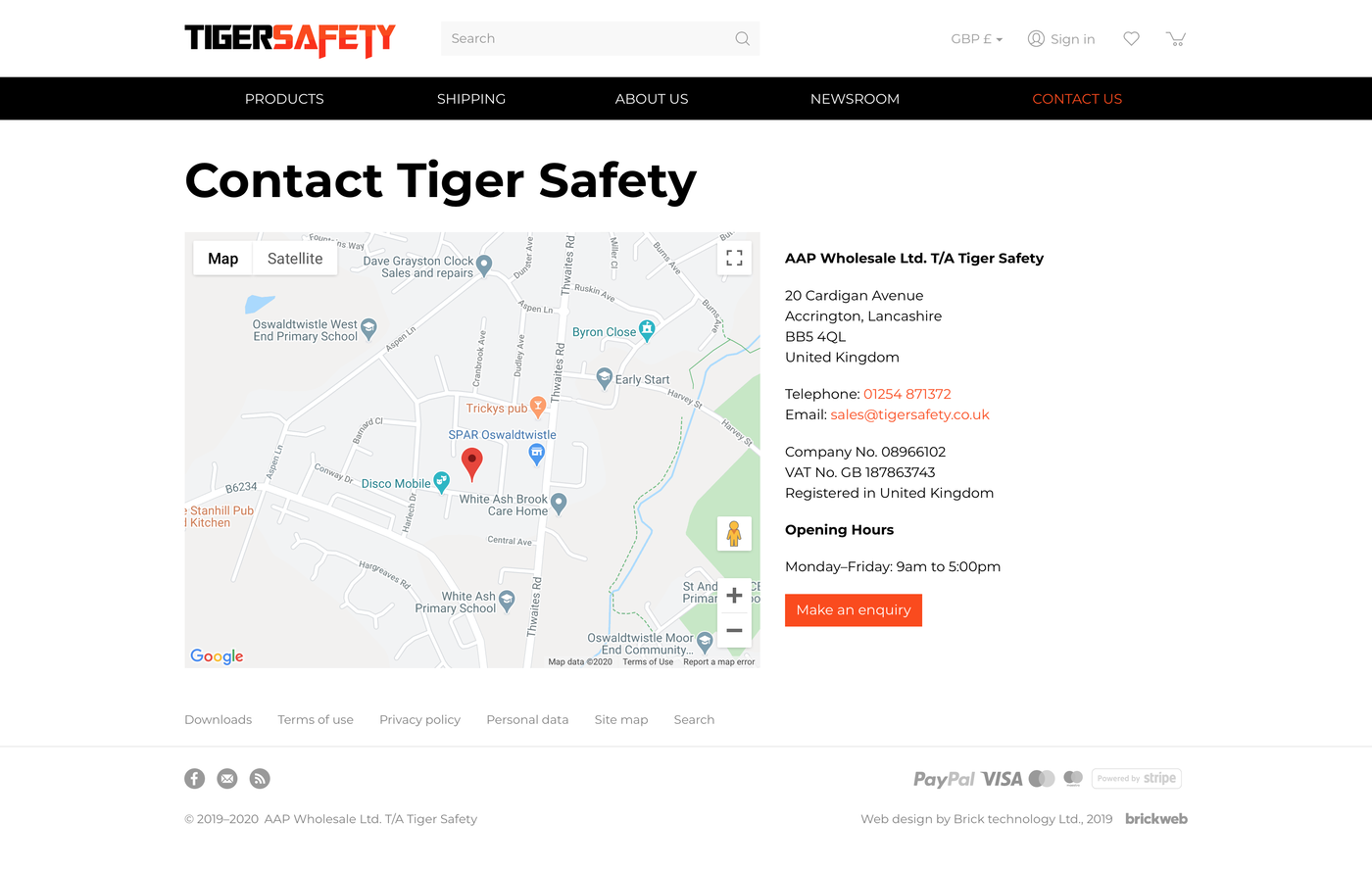 Tiger Safety Contact us