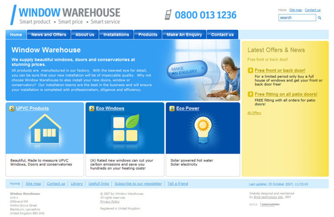 Window Warehouse Homepage