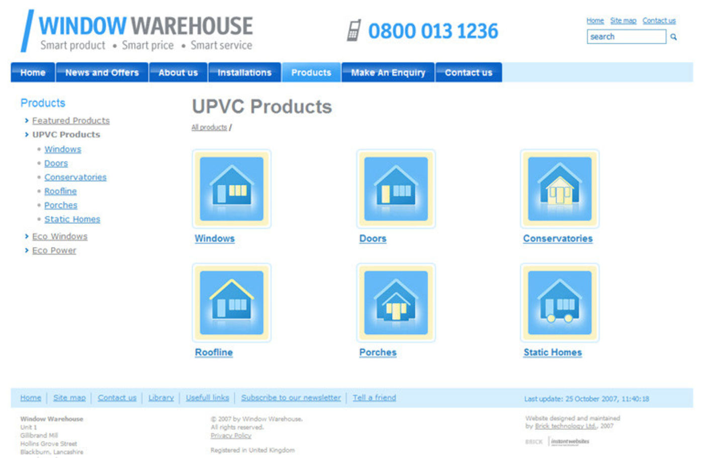 Window Warehouse UPVC Products