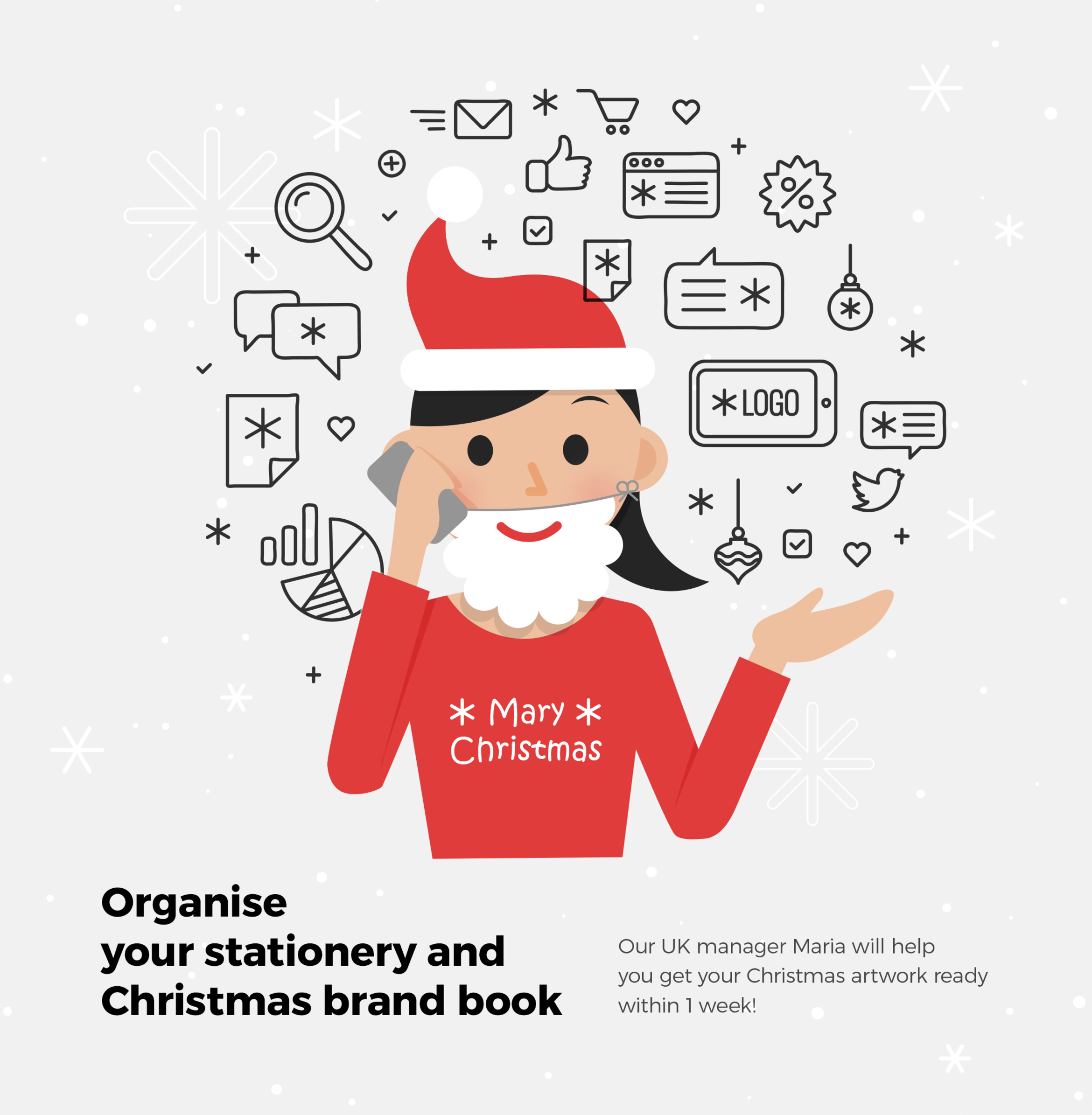 Organise your Stationery and Christmas brand book!